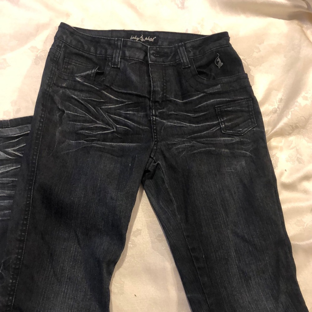 Baby Phat Girls Black Jeans Size 16
